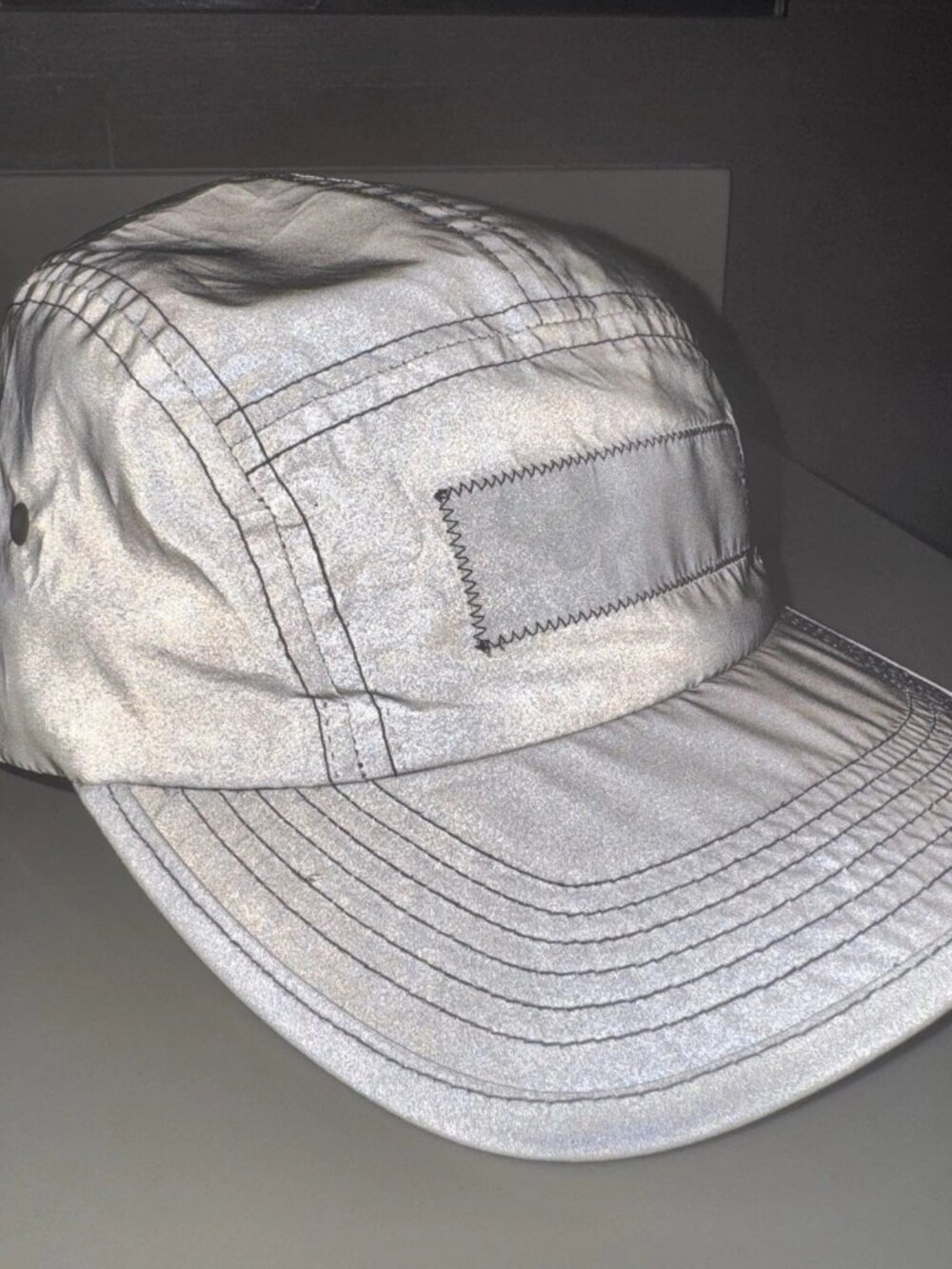 SS20 Supreme 5 Panel Reflective Cap Hat